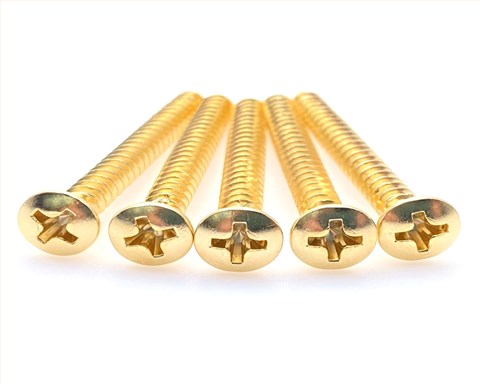 镀金半沉头十字槽自攻螺丝钉