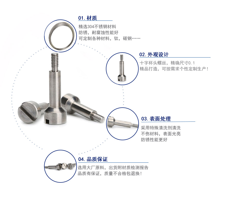 304不锈钢十字杯头螺丝,